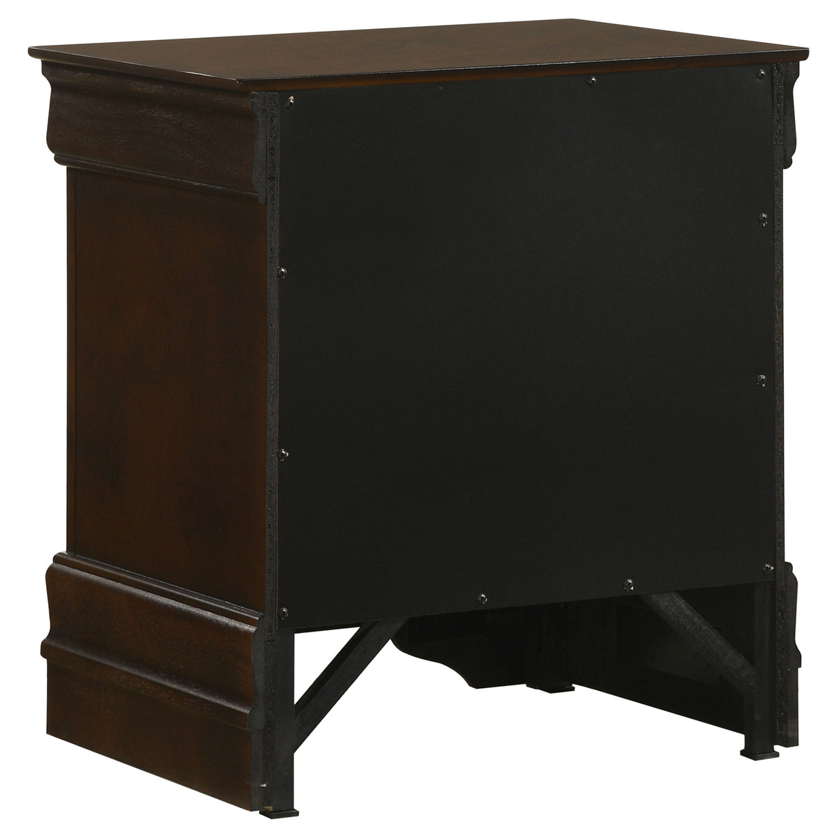 Nightstand - Louis Philippe 2-drawer Nightstand Cappuccino