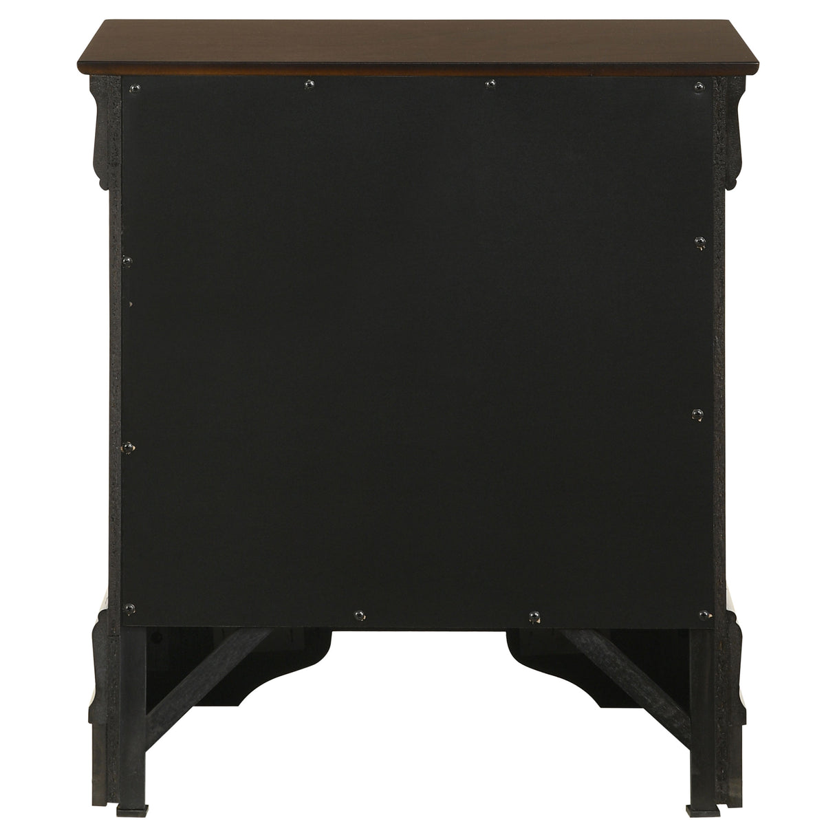 Nightstand - Louis Philippe 2-drawer Nightstand Cappuccino