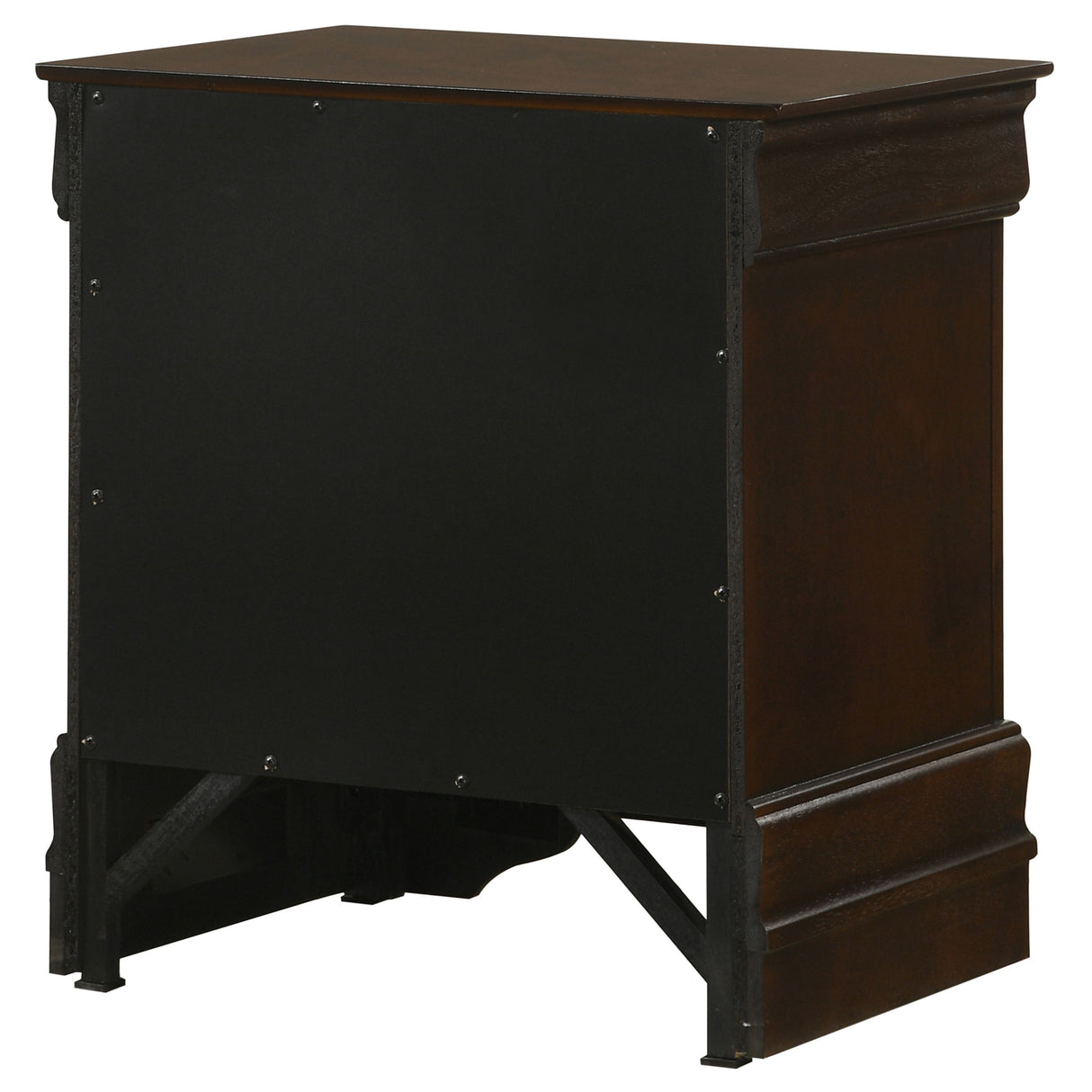 Nightstand - Louis Philippe 2-drawer Nightstand Cappuccino