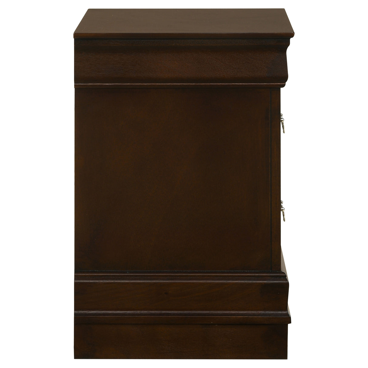 Nightstand - Louis Philippe 2-drawer Nightstand Cappuccino