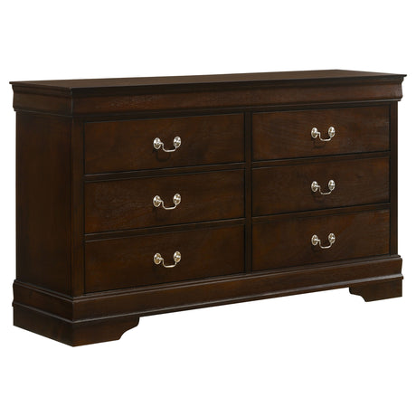 Dresser - Louis Philippe 6-drawer Dresser Cappuccino