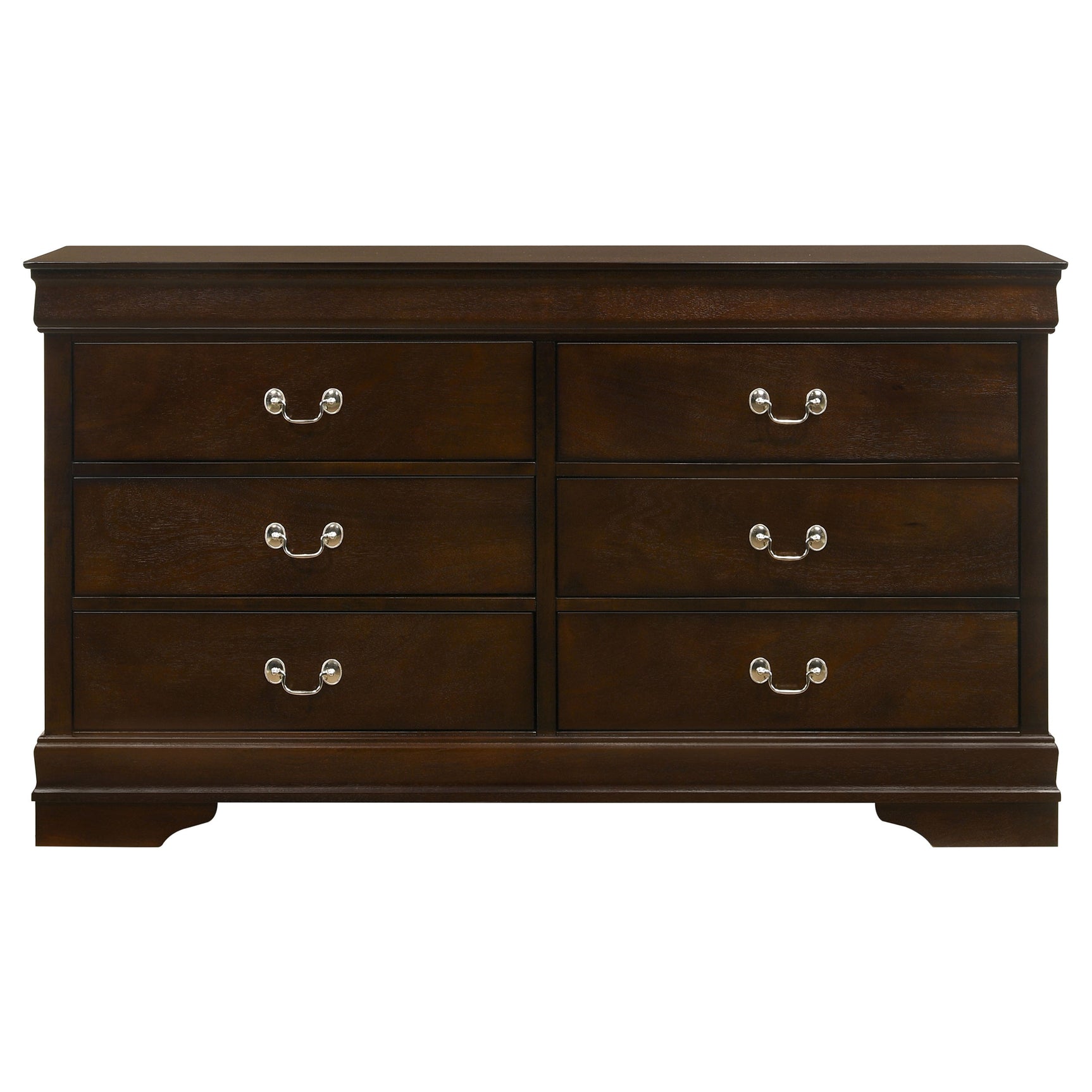 Dresser - Louis Philippe 6-drawer Dresser Cappuccino