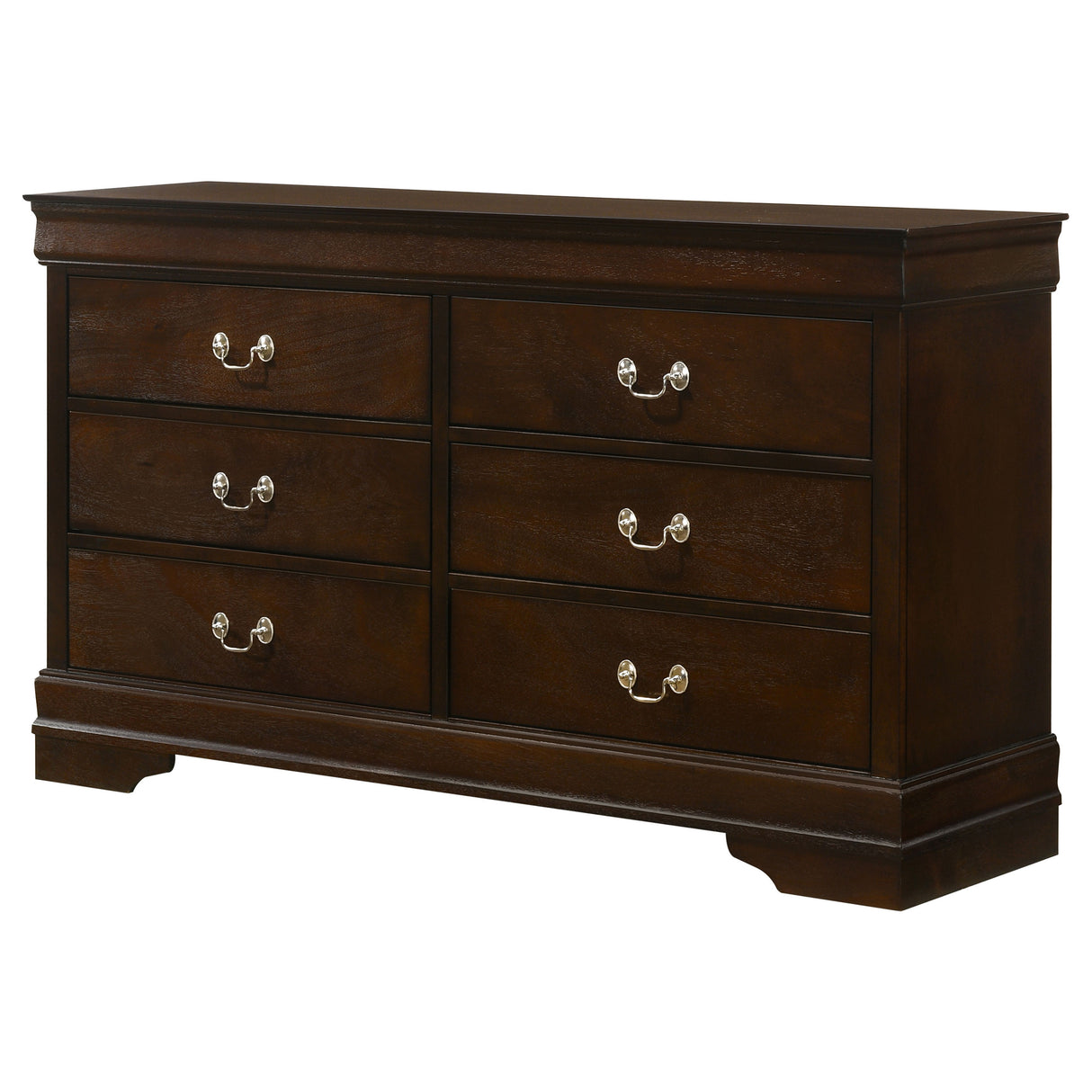 Dresser - Louis Philippe 6-drawer Dresser Cappuccino