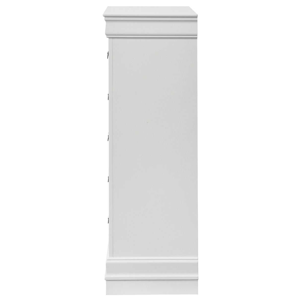 Louis Philippe 5-drawer Bedroom Chest White - Home Elegance USA