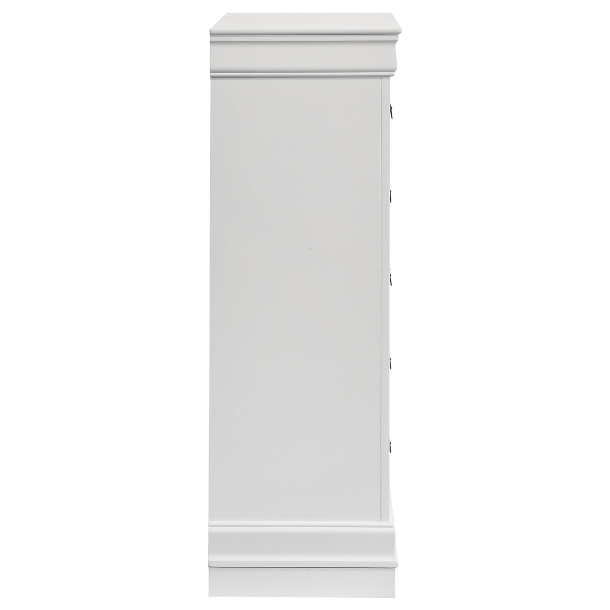 Louis Philippe 5-drawer Bedroom Chest White - Home Elegance USA
