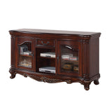 Acme - Remington Tv Stand 20278 Brown Cherry Finish