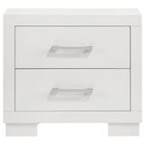 Jessica 5-piece Eastern King LED Bedroom Set Cream White
