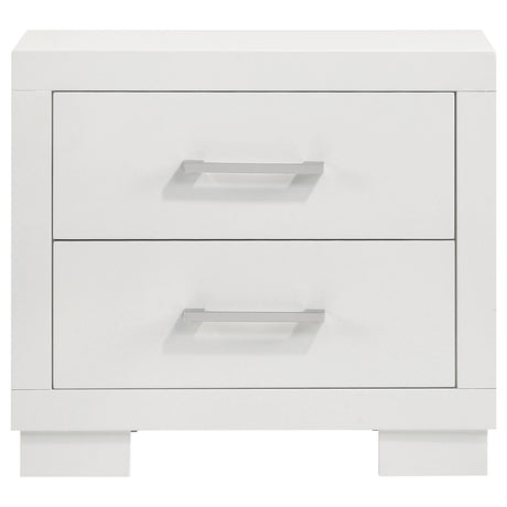 Jessica 5-piece Queen LED Bedroom Set Cream White