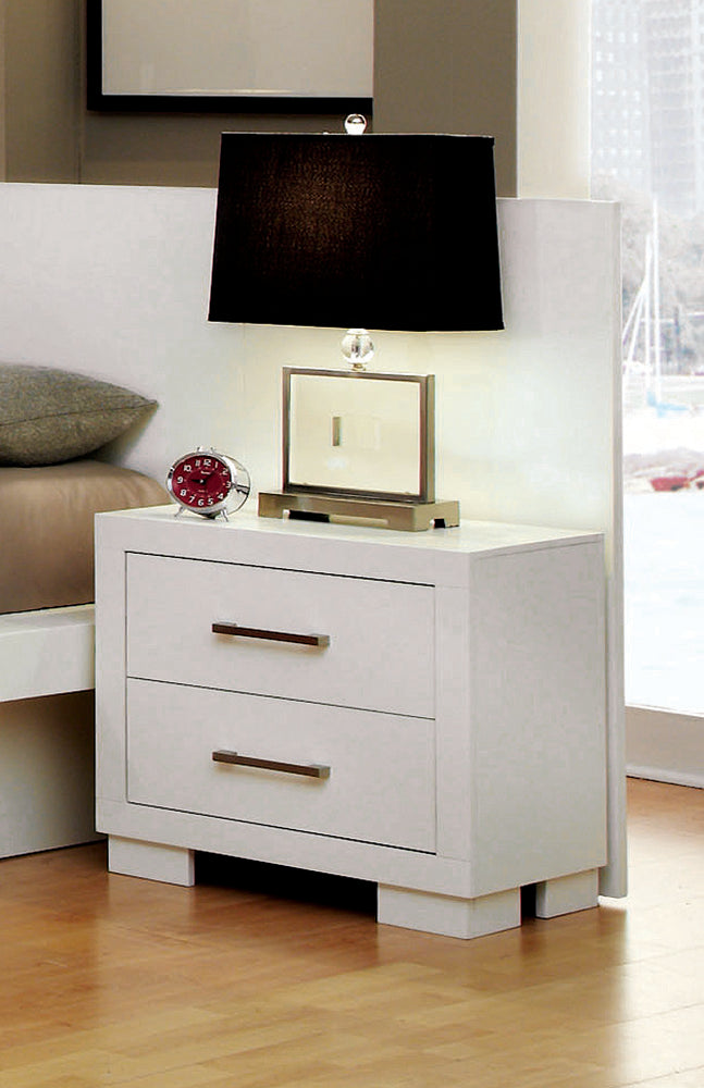 Nightstand Back Panel - Jessica Wood Bed Panels Cream White