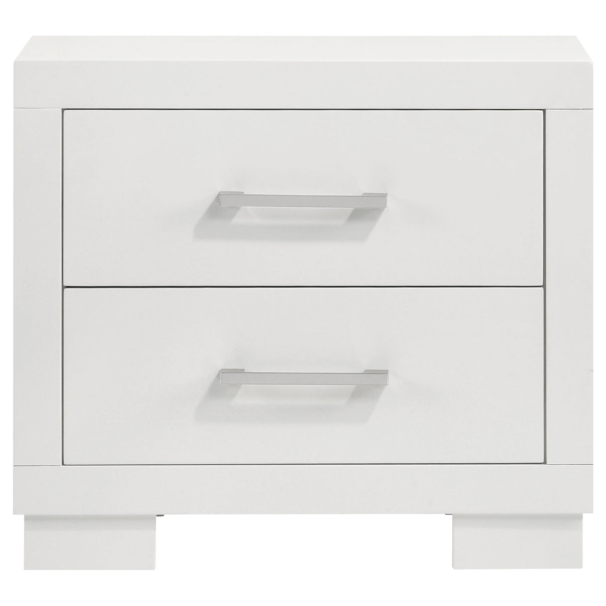 Jessica 2-drawer Nightstand Cream White - Home Elegance USA