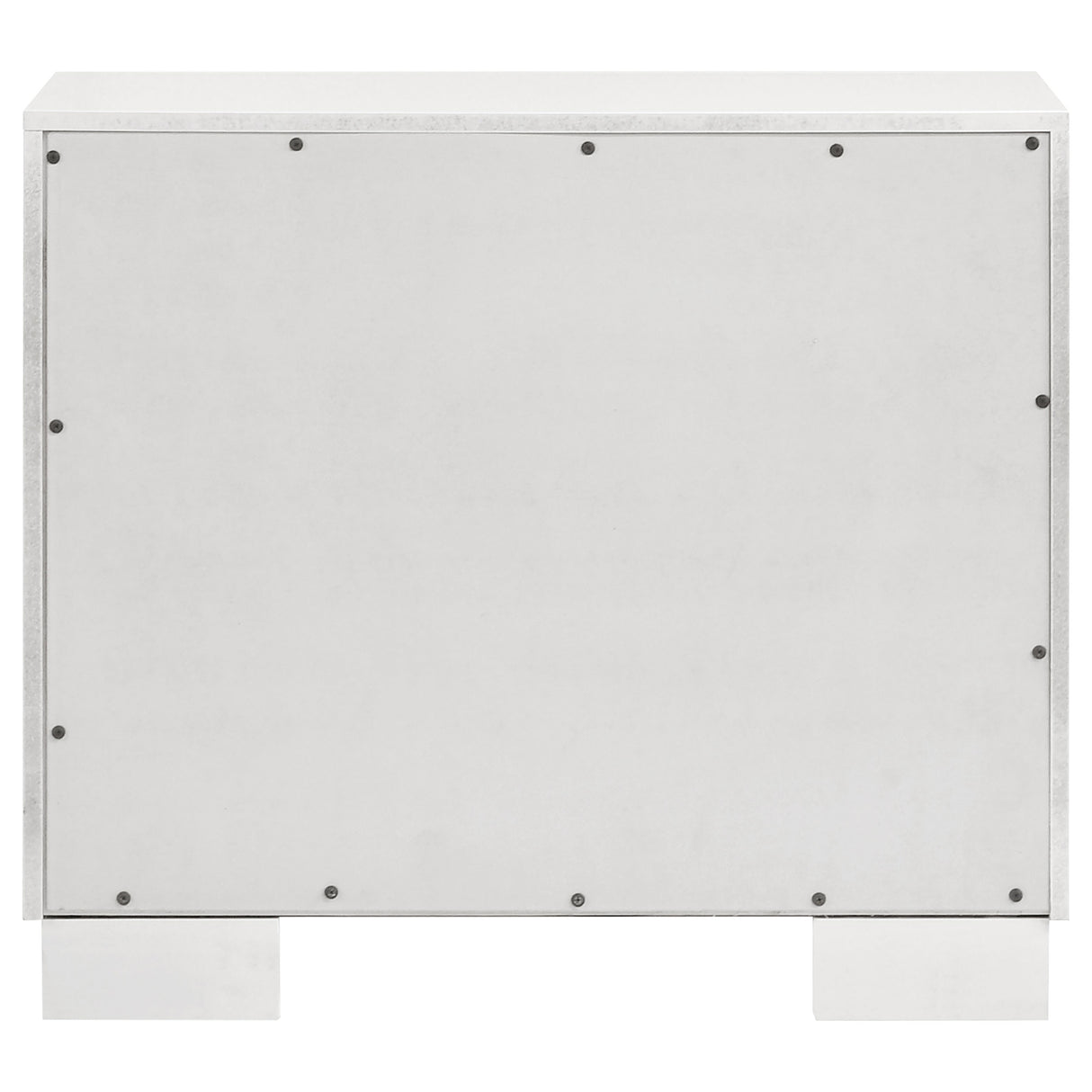 Jessica 2-drawer Nightstand Cream White - Home Elegance USA