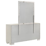 Dresser With Mirror - Jessica 6-drawer Dresser with Mirror White