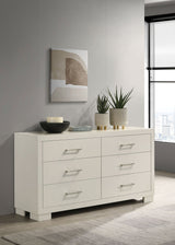 Dresser - Jessica 6-drawer Dresser White