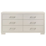 Dresser - Jessica 6-drawer Dresser White