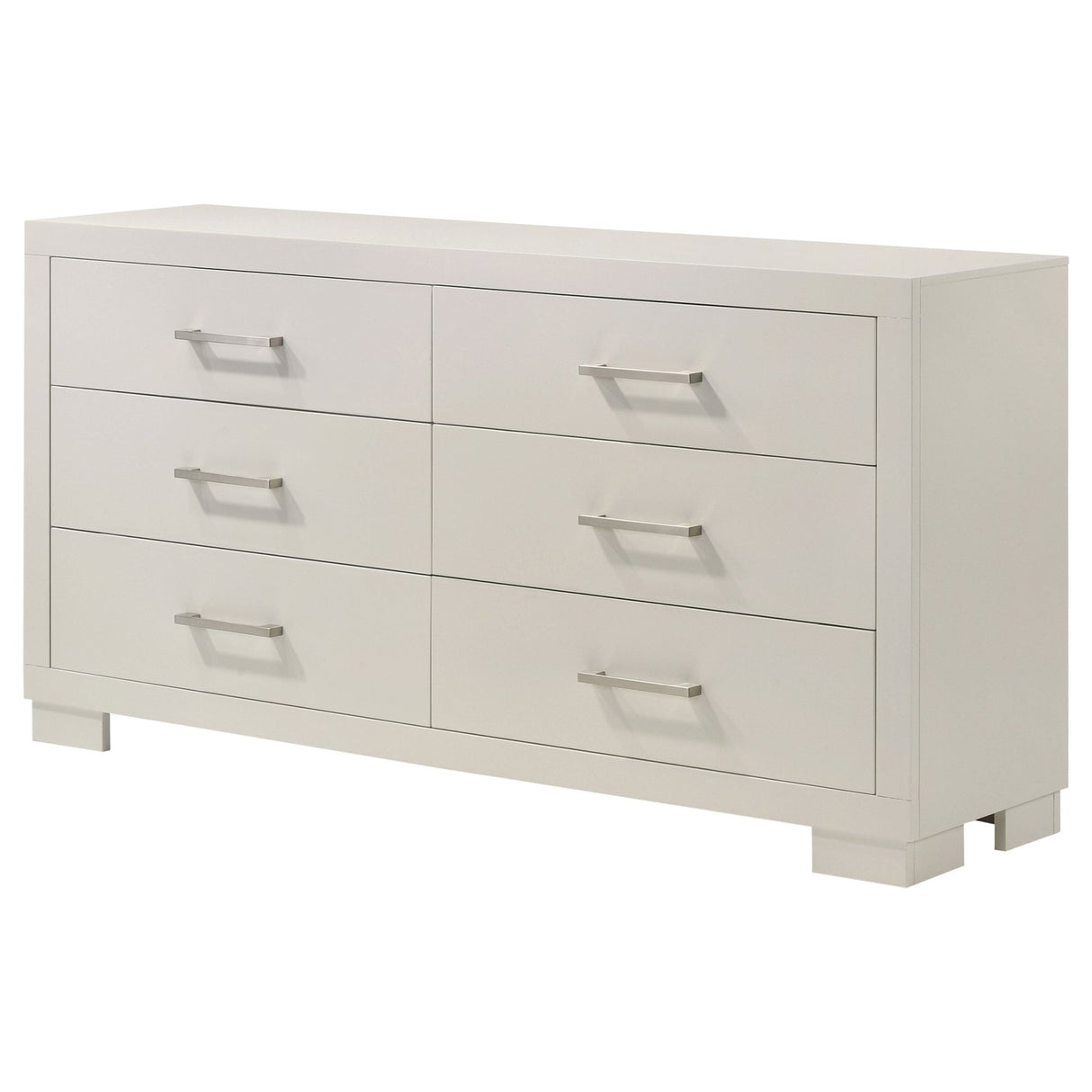 Dresser - Jessica 6-drawer Dresser White