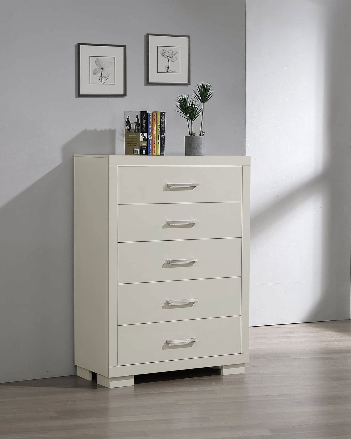 Chest - Jessica 5-drawer Chest White