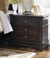 Cambridge 3 - drawer Rectangular Nightstand Cappuccino | Coaster - 203192 - Home Elegance USA - 2