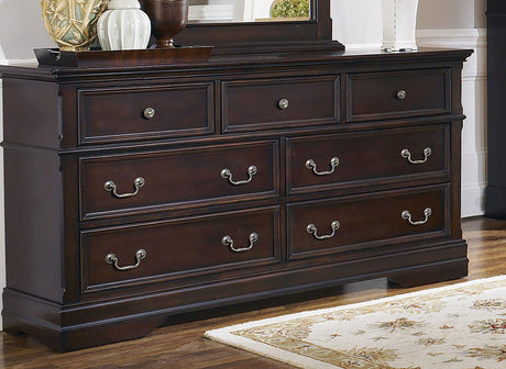 Dresser - Cambridge 7-drawer Rectangular Dresser Cappuccino