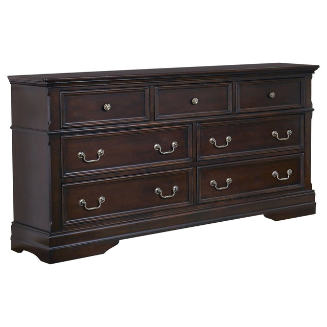 Cambridge 7 - drawer Rectangular Dresser Cappuccino | Coaster - 203193 - Home Elegance USA - 1