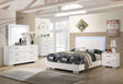 Felicity 5-piece Full Bedroom Set White High Gloss - sold by Home Elegance USA