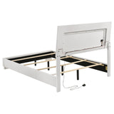 Felicity 5-piece Full Bedroom Set White High Gloss - sold by Home Elegance USA