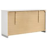 Felicity 5-piece Full Bedroom Set White High Gloss - sold by Home Elegance USA
