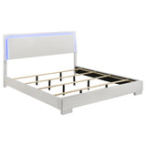 Felicity 4-piece Eastern King Bedroom Set White High Gloss - sold by Home Elegance USA