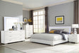 Felicity 5-piece Eastern King Bedroom Set White High Gloss - sold by Home Elegance USA
