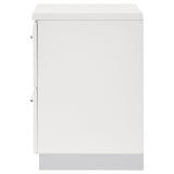 Nightstand - Felicity 2-drawer Nightstand Glossy White