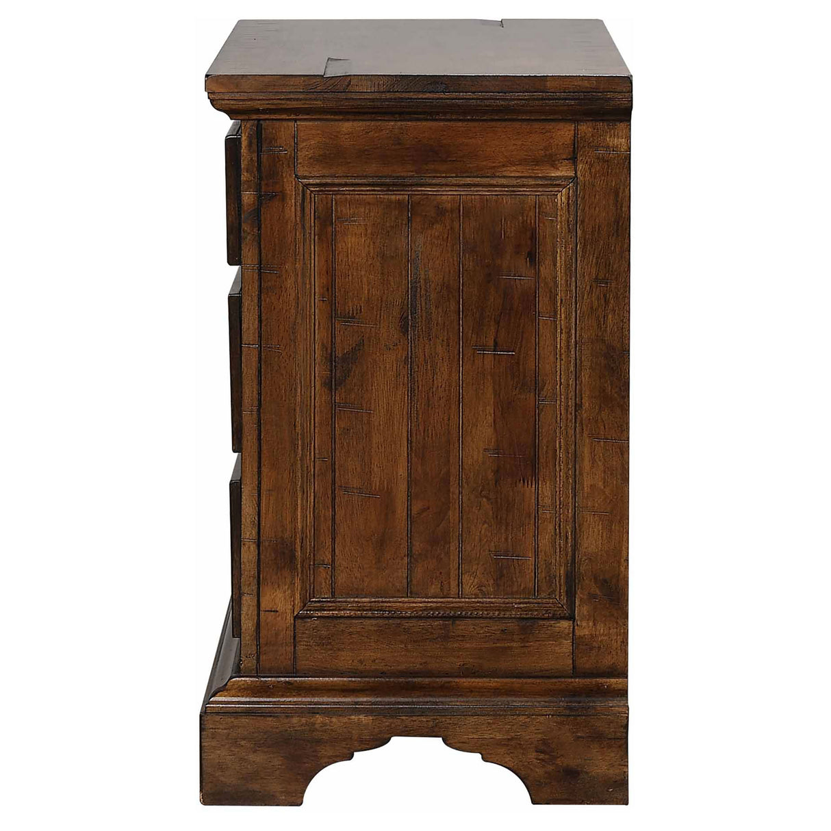 Nightstand - Elk Grove 3-drawer Nightstand Vintage Bourbon