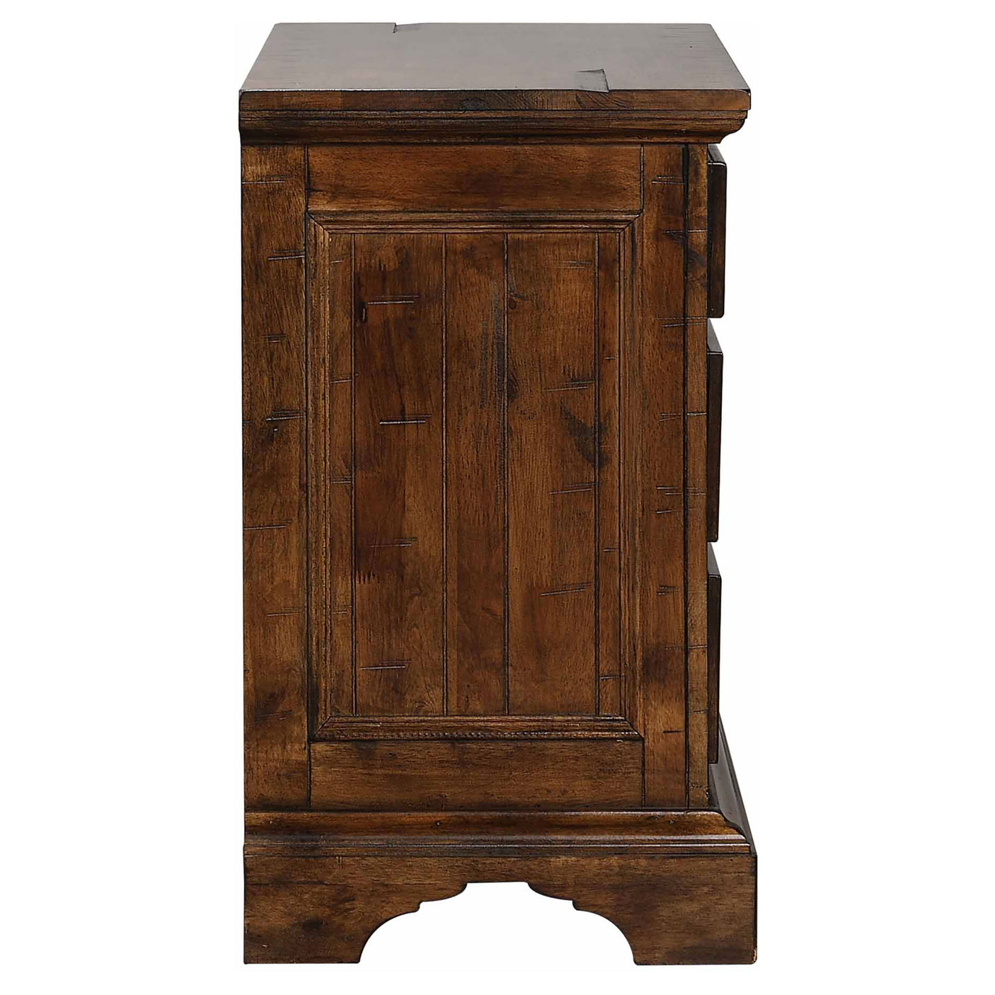 Nightstand - Elk Grove 3-drawer Nightstand Vintage Bourbon