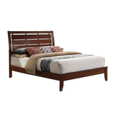 Acme - Ilana EK Bed 20397EK Brown Cherry Finish