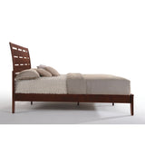 Acme - Ilana EK Bed 20397EK Brown Cherry Finish