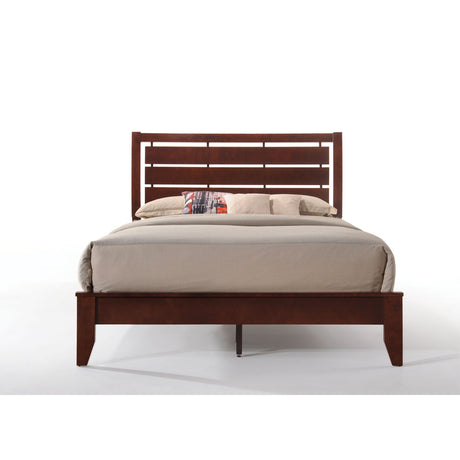 Acme - Ilana Queen Bed 20400Q Brown Cherry Finish