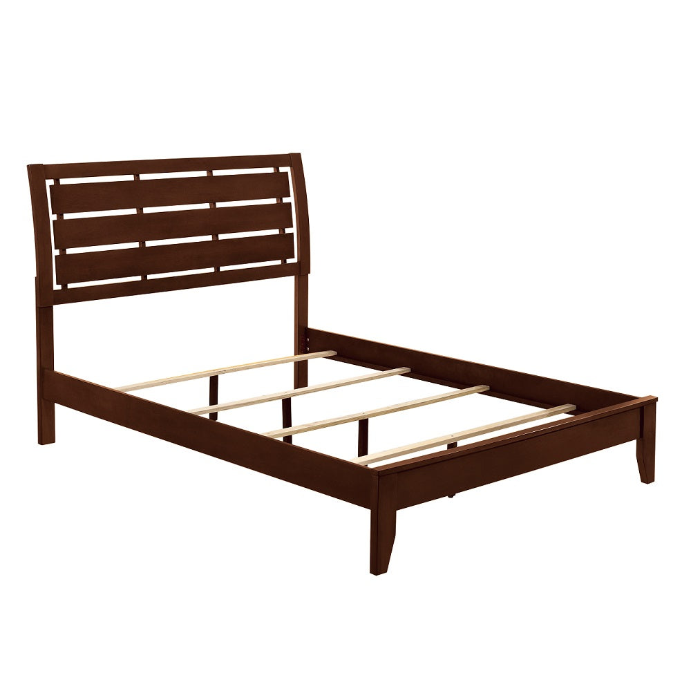 Acme - Ilana Queen Bed 20400Q Brown Cherry Finish