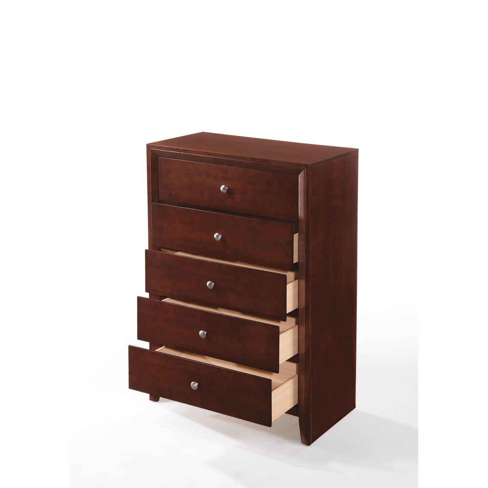 Acme - Ilana Chest 20406 Brown Cherry Finish