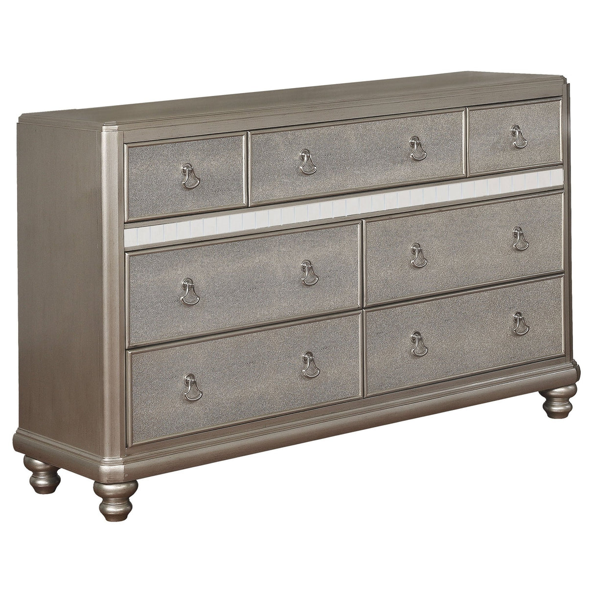 Bling Game 7 - drawer Dresser Metallic Platinum | Coaster - 204183 - Home Elegance USA - 1