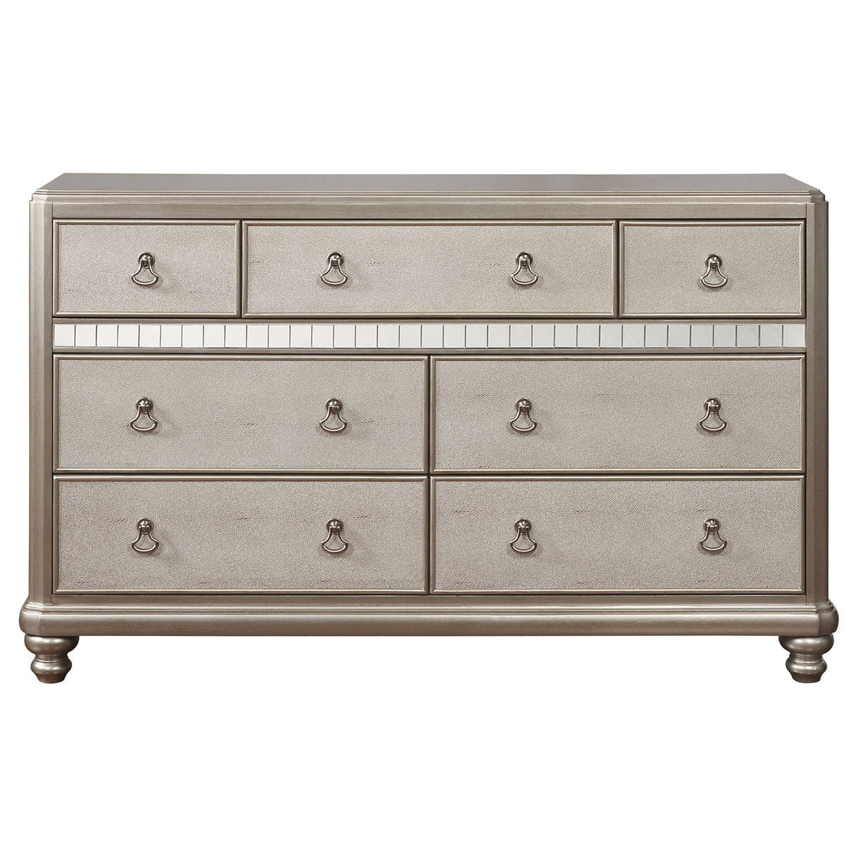 Bling Game 7 - drawer Dresser Metallic Platinum | Coaster - 204183 - Home Elegance USA - 3