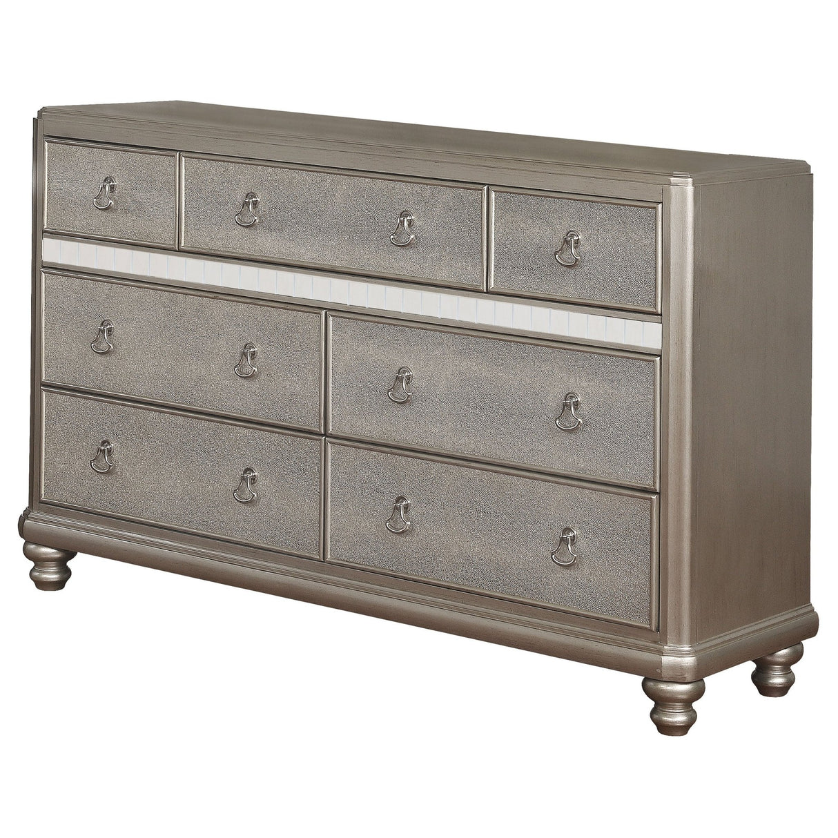 Bling Game 7 - drawer Dresser Metallic Platinum | Coaster | Home Elegance USA