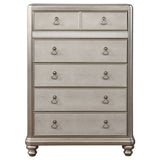 Bling Game 6 - drawer Chest Metallic Platinum | Coaster | Home Elegance USA