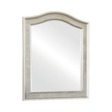 Bling Game Arched Top Vanity Mirror Metallic Platinum | Coaster - 204188 - Home Elegance USA - 1