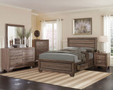 Eastern King Bed 5 Pc Set - Kauffman 5-piece Eastern King Bedroom Set Washed Taupe