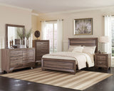 Eastern King Bed 5 Pc Set - Kauffman 5-piece Eastern King Bedroom Set Washed Taupe