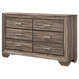 Dresser - Kauffman 6-drawer Dresser Washed Taupe