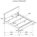 Eastern King Bed - Edmonton Wood Eastern King Panel Bed Rustic Tobacco