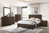 California King Bed 5 Pc Set - Edmonton 5-piece California King Bedroom Set Rustic Tobacco