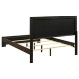 Queen Bed - Edmonton Wood Queen Panel Bed Rustic Tobacco