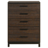 Chest - Edmonton 5-drawer Chest Rustic Tobacco