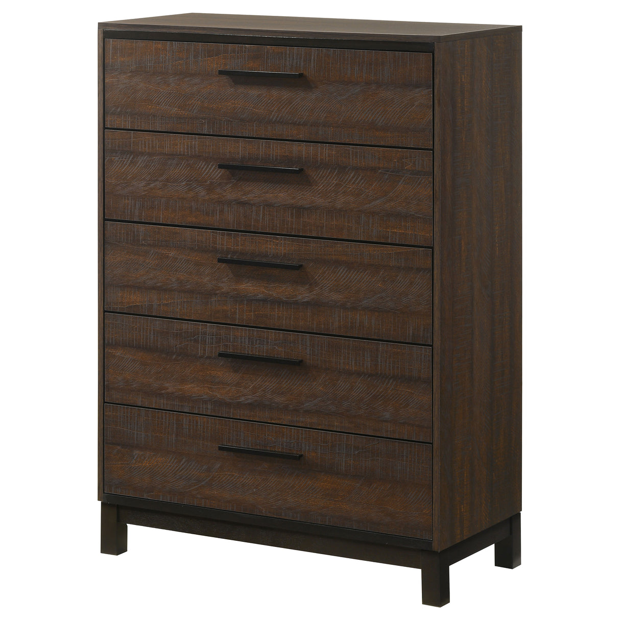 Chest - Edmonton 5-drawer Chest Rustic Tobacco