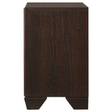 Kauffman 2-drawer Nightstand Dark Cocoa - Home Elegance USA